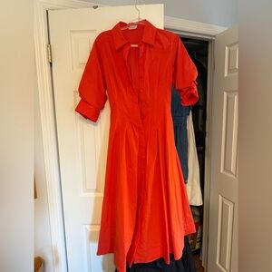 Simkhai Orange Blouse